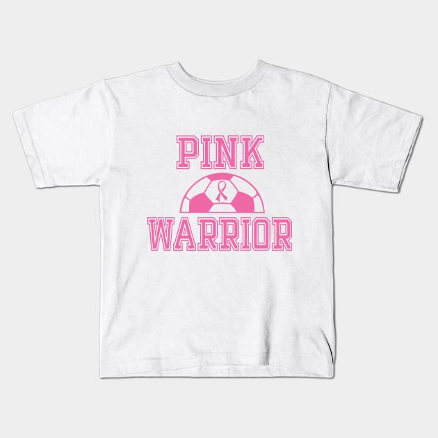 Pink Warrior - Soccer Kids T-Shirt by MR2